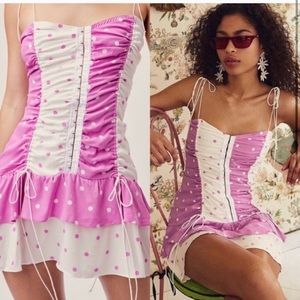 For Love and Lemons Praline Mini Dress
